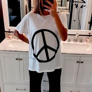 Peace love world t shirt